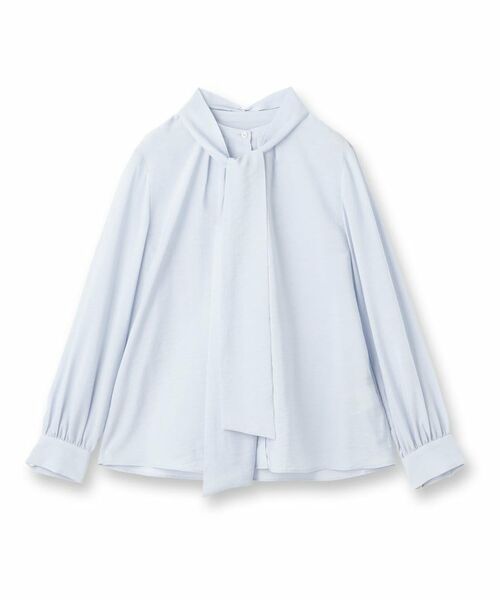 Reflect / リフレクト シャツ・ブラウス | 【ボウタイ取り外し可】ボウタイ付きバンドカラーブラウス | 詳細10