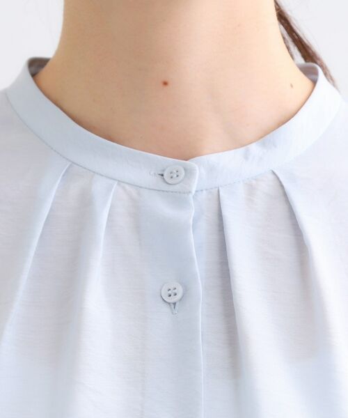 Reflect / リフレクト シャツ・ブラウス | 【ボウタイ取り外し可】ボウタイ付きバンドカラーブラウス | 詳細24