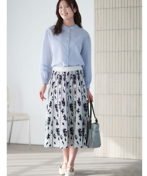 Reflect / リフレクト シャツ・ブラウス | 【ゆったり着られる◎】バンドカラーシャツブラウス | 詳細2