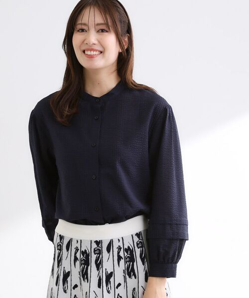 Reflect / リフレクト シャツ・ブラウス | 【ゆったり着られる◎】バンドカラーシャツブラウス | 詳細20