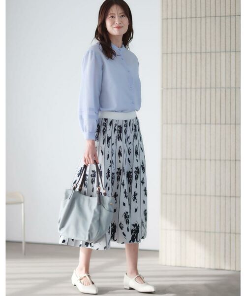 Reflect / リフレクト シャツ・ブラウス | 【ゆったり着られる◎】バンドカラーシャツブラウス | 詳細3