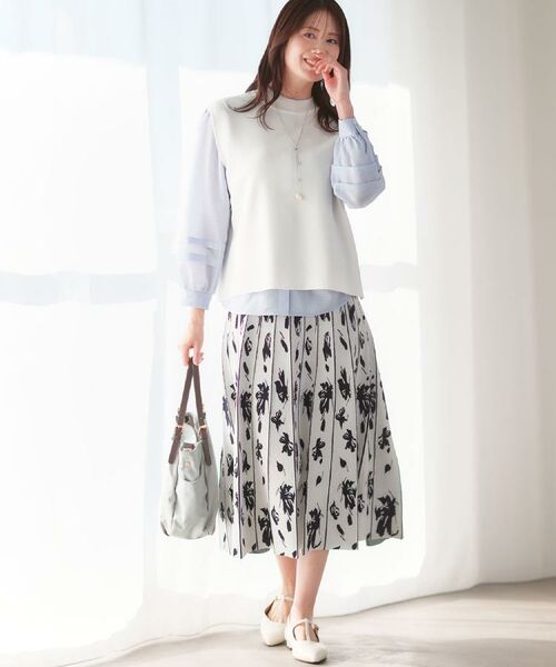 Reflect / リフレクト シャツ・ブラウス | 【ゆったり着られる◎】バンドカラーシャツブラウス | 詳細4