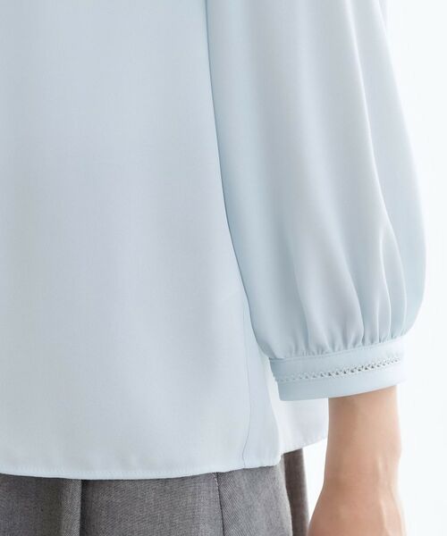 Reflect / リフレクト シャツ・ブラウス | タックスタンドカラーブラウス | 詳細29