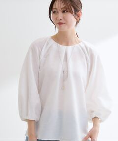 Reflect / リフレクト シャツ・ブラウス | ボリュームスリーブサテンジャカードブラウス