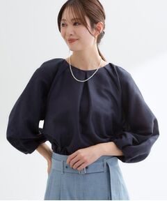 Reflect / リフレクト シャツ・ブラウス | ボリュームスリーブサテンジャカードブラウス