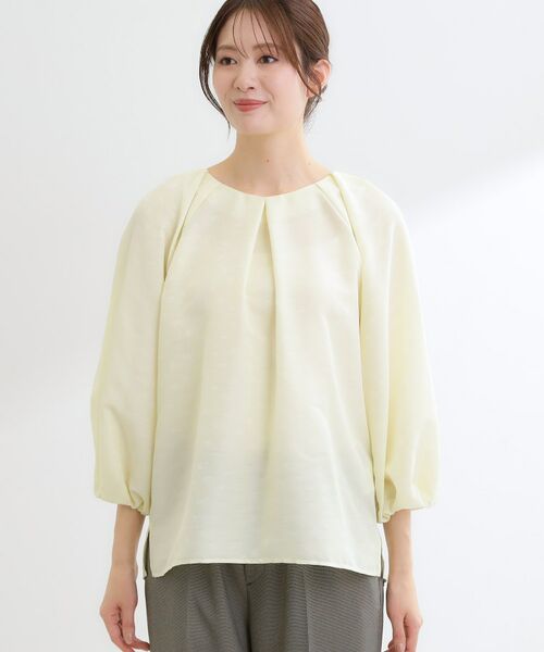 Reflect / リフレクト シャツ・ブラウス | ボリュームスリーブサテンジャカードブラウス | 詳細14