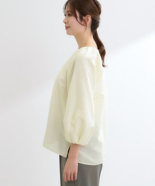 Reflect / リフレクト シャツ・ブラウス | ボリュームスリーブサテンジャカードブラウス | 詳細15