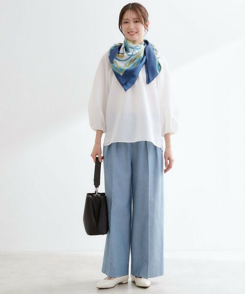 Reflect / リフレクト シャツ・ブラウス | ボリュームスリーブサテンジャカードブラウス | 詳細3