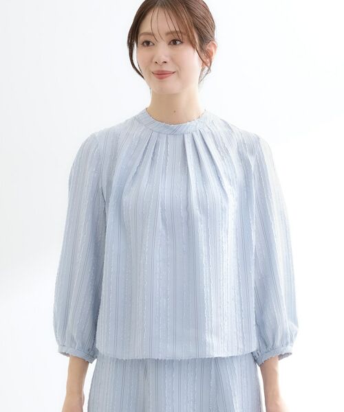 Reflect / リフレクト シャツ・ブラウス | 【セットアップ可】ストライプ柄ジャカードブラウス | 詳細21