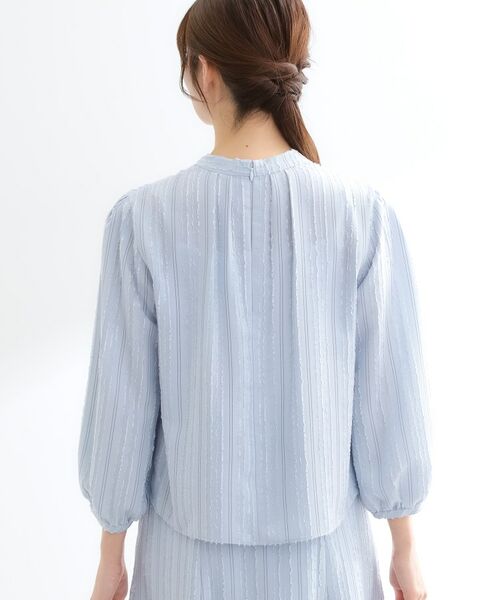 Reflect / リフレクト シャツ・ブラウス | 【セットアップ可】ストライプ柄ジャカードブラウス | 詳細23