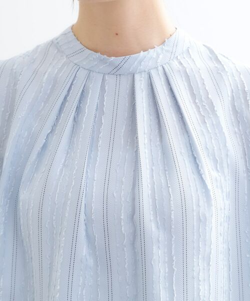 Reflect / リフレクト シャツ・ブラウス | 【セットアップ可】ストライプ柄ジャカードブラウス | 詳細24