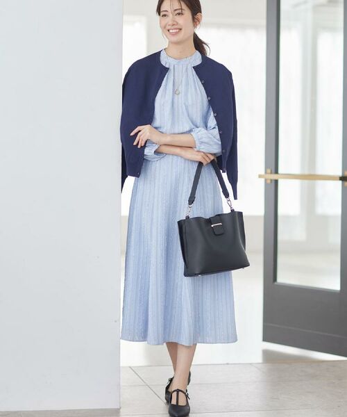 Reflect / リフレクト シャツ・ブラウス | 【セットアップ可】ストライプ柄ジャカードブラウス | 詳細5