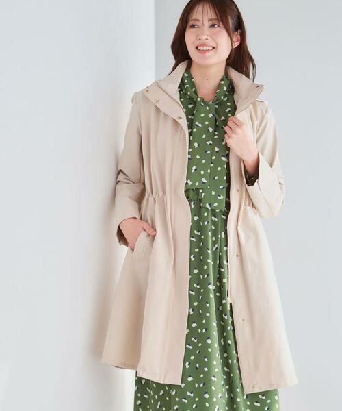 Reflect / リフレクト その他アウター | 【中綿ライナー付き】ライナー付きフーデッドロングコート（グレージュ(050)）