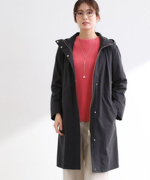 Reflect / リフレクト その他アウター | 【中綿ライナー付き】ライナー付きフーデッドロングコート（ネイビー(094)）