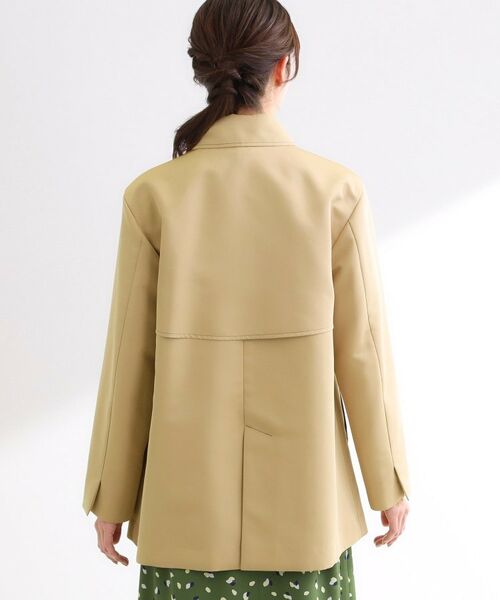 Reflect / リフレクト ステンカラーコート | 【オン・オフ着回しやすい◎】ダブルブレストジャケット | 詳細17
