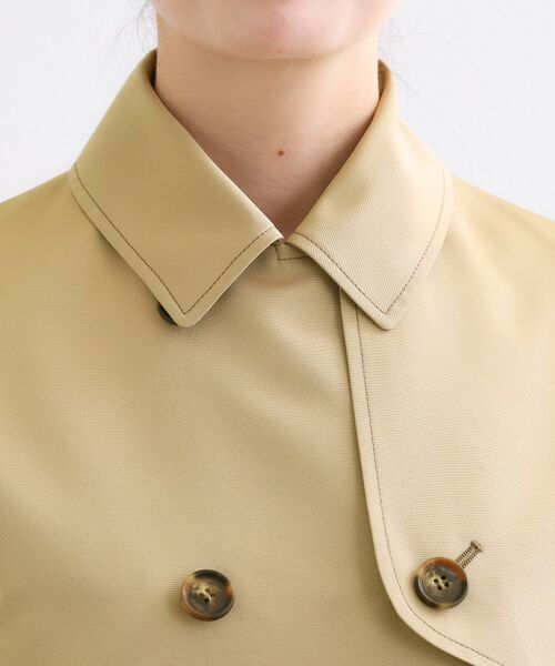 Reflect / リフレクト ステンカラーコート | 【オン・オフ着回しやすい◎】ダブルブレストジャケット | 詳細18