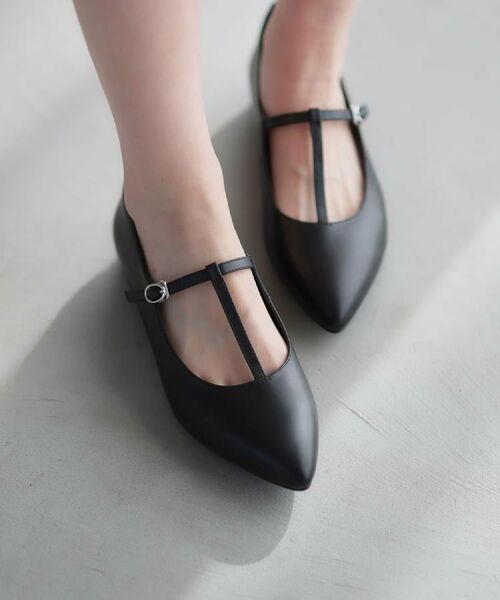 Reflect / リフレクト パンプス | 【至福の履き心地】’26春夏やみつきフラットパンプス（ブラック(019)）