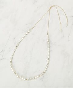 Reflect / リフレクト ネックレス・ペンダント・チョーカー | 【フォーマル／入卒／長さ調節可】淡水パールロングネックレス