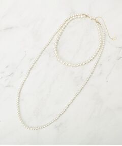 Reflect / リフレクト ネックレス・ペンダント・チョーカー | 【フォーマル／入卒／単品使い可】人工パール2連ネックレス