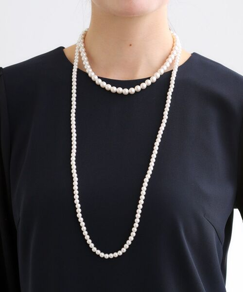 Reflect / リフレクト ネックレス・ペンダント・チョーカー | 【フォーマル／入卒／単品使い可】人工パール2連ネックレス | 詳細1