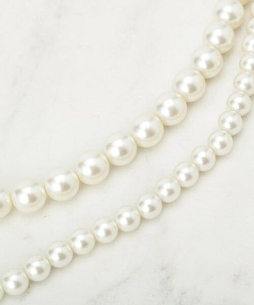 Reflect / リフレクト ネックレス・ペンダント・チョーカー | 【フォーマル／入卒／単品使い可】人工パール2連ネックレス | 詳細7