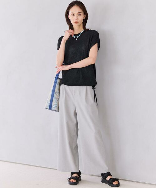 Reflect / リフレクト パンツ | ドライタッチストレートワイドパンツ | 詳細1