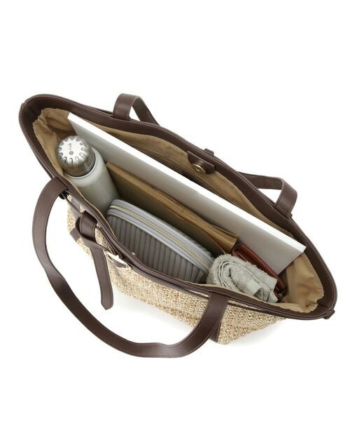 Reflect / リフレクト トートバッグ | 【A4サイズ可】雑材ベルトデザイントートバッグ | 詳細14