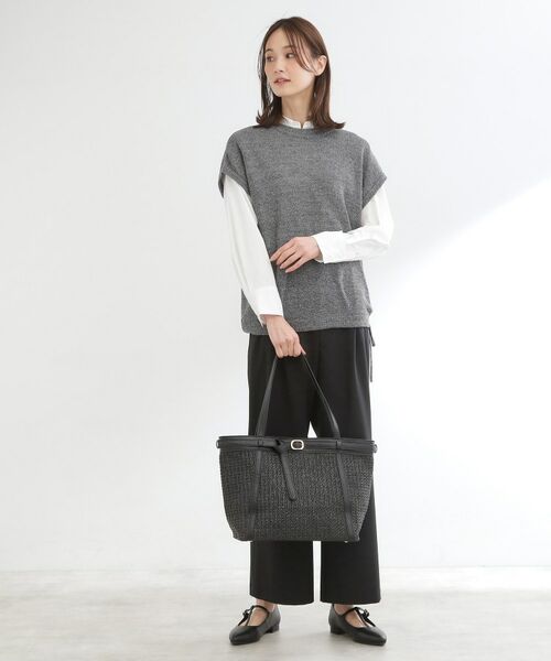 Reflect / リフレクト トートバッグ | 【A4サイズ可】雑材ベルトデザイントートバッグ | 詳細3