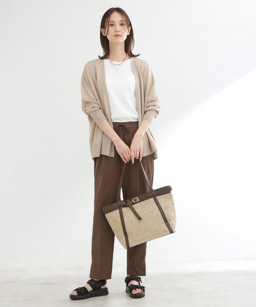 Reflect / リフレクト トートバッグ | 【A4サイズ可】雑材ベルトデザイントートバッグ | 詳細7