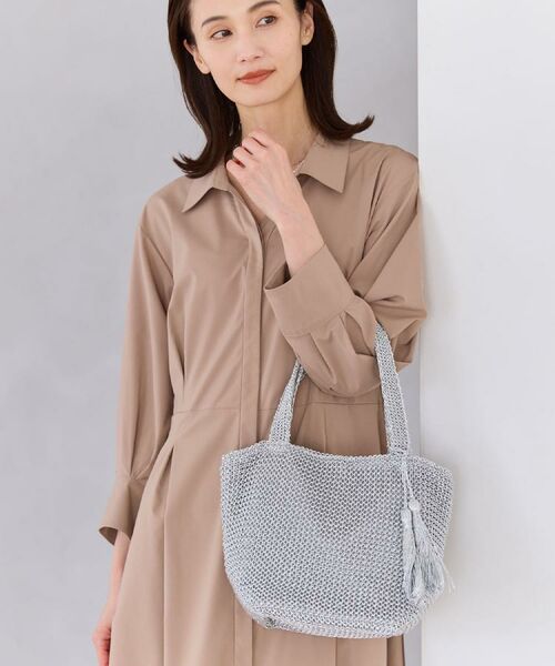 Reflect / リフレクト トートバッグ | メタリックミニトートバッグ（シルバー(006)）