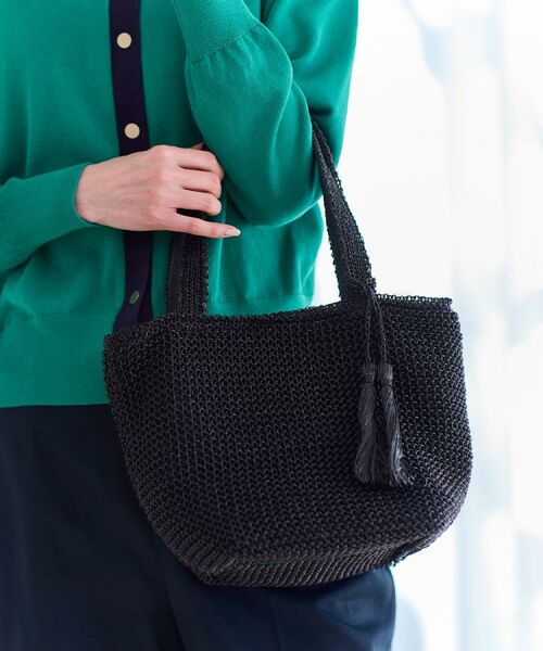 Reflect / リフレクト トートバッグ | メタリックミニトートバッグ（ブラック(019)）