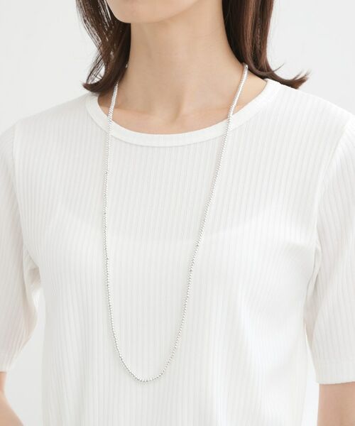 Reflect / リフレクト ネックレス・ペンダント・チョーカー | シルバービーズロングネックレス | 詳細3