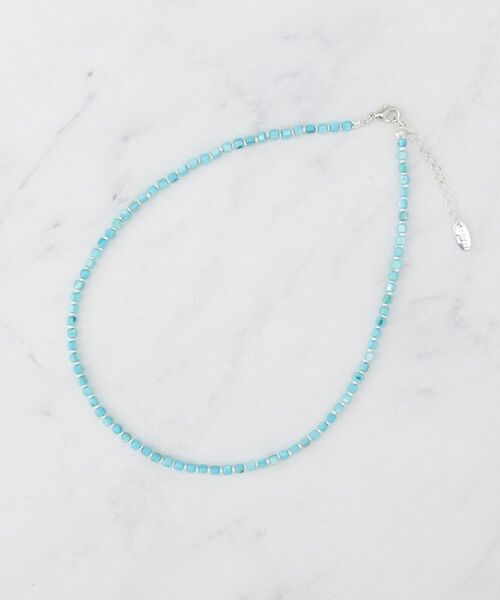 Reflect / リフレクト ネックレス・ペンダント・チョーカー | 天然シェルカラーネックレス（ブルーグリーン(097)）