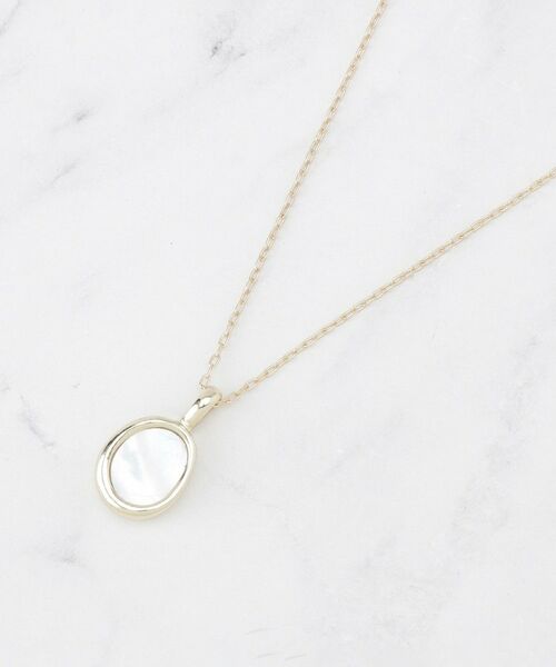 Reflect / リフレクト ネックレス・ペンダント・チョーカー | 天然シェルプレートペンダントネックレス（ホワイト(001)）