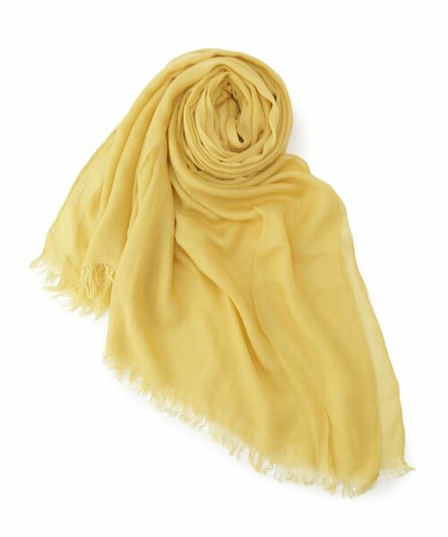 Reflect / リフレクト マフラー・ショール・スヌード・ストール | レーヨンカラーストール（ライトイエロー(030)）