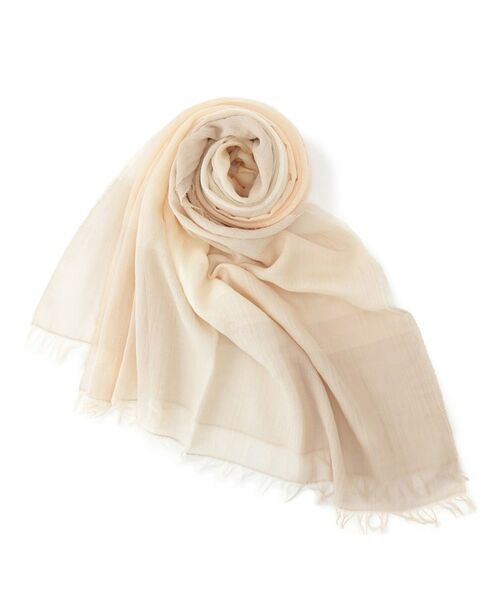 Reflect / リフレクト マフラー・ショール・スヌード・ストール | 【冷房対策に◎】柄デザインストール（グレージュ(250)）