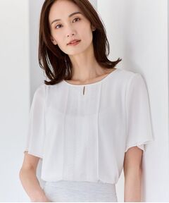 Reflect / リフレクト シャツ・ブラウス | 【インナーにおすすめ◎】五分袖シフォンブラウス