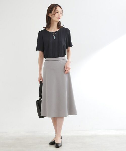 Reflect / リフレクト シャツ・ブラウス | 【インナーにおすすめ◎】五分袖シフォンブラウス | 詳細14