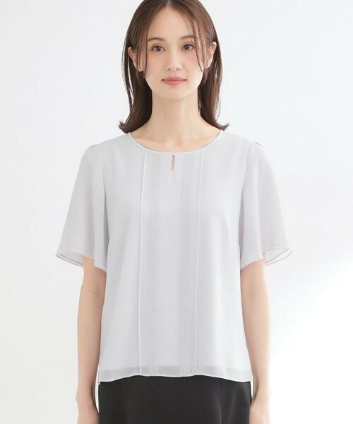 Reflect / リフレクト シャツ・ブラウス | 【インナーにおすすめ◎】五分袖シフォンブラウス | 詳細17
