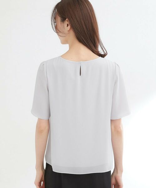 Reflect / リフレクト シャツ・ブラウス | 【インナーにおすすめ◎】五分袖シフォンブラウス | 詳細19