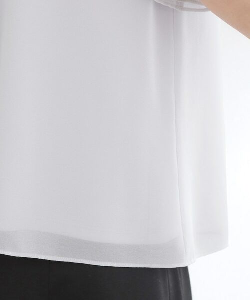 Reflect / リフレクト シャツ・ブラウス | 【インナーにおすすめ◎】五分袖シフォンブラウス | 詳細23