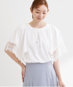 Reflect / リフレクト カットソー | レーススリーブジャージカットソー