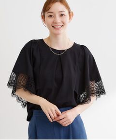 Reflect / リフレクト カットソー | レーススリーブジャージカットソー