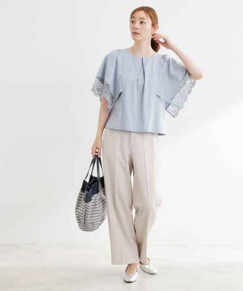 Reflect / リフレクト カットソー | レーススリーブジャージカットソー | 詳細11