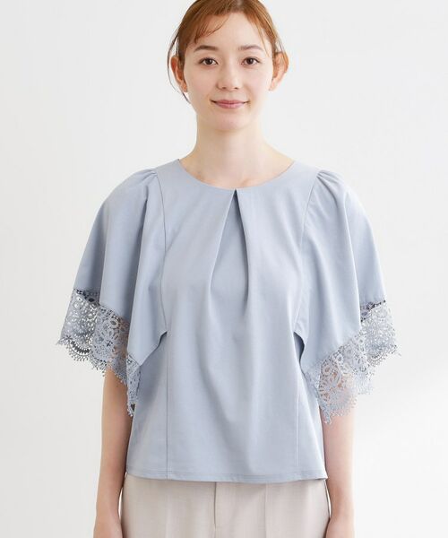 Reflect / リフレクト カットソー | レーススリーブジャージカットソー | 詳細14