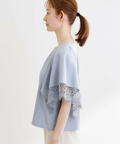 Reflect / リフレクト カットソー | レーススリーブジャージカットソー | 詳細15