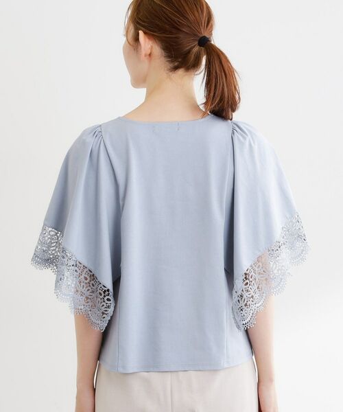 Reflect / リフレクト カットソー | レーススリーブジャージカットソー | 詳細16