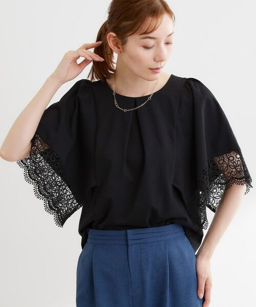 Reflect / リフレクト カットソー | レーススリーブジャージカットソー | 詳細6