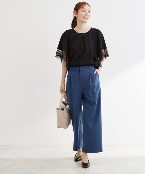 Reflect / リフレクト カットソー | レーススリーブジャージカットソー | 詳細7