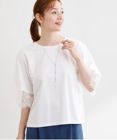 Reflect / リフレクト カットソー | スカラップレースジャージカットソー